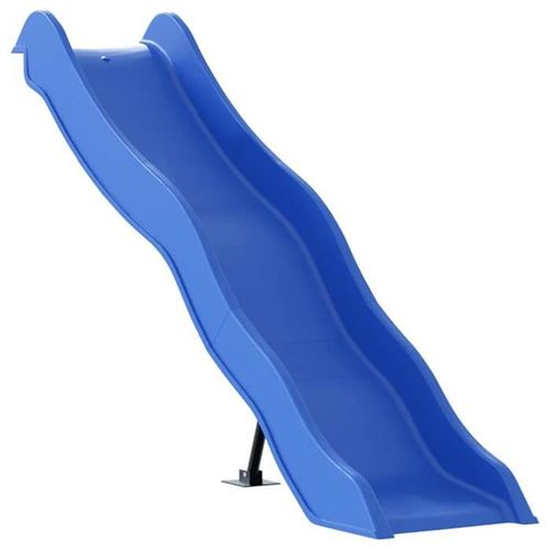 Vidaxl Scivolo Per Bambini Blu 174x38 Cm In Polipropilene