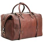 Sac De Voyage En Cuir Katana Diligence 44 Cm – Noir, 30,5 X 44 X 24 Cm, Neuf Avec Garantie 1 An
