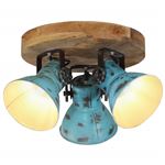 vidaXL Plafonnier 25 W bleu délavé 35x35x25 cm E27, lampe, lumière, lumière de couloir, lustre, lumière de chambre, plafonnier de salon