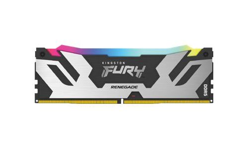 Kingston FURY Renegade RGB - DDR5 - module - 16 Go - DIMM 288 broches - 6400 MHz / PC5-51200 - CL32 - 1.1 V - mémoire sans tampon - on-die ECC