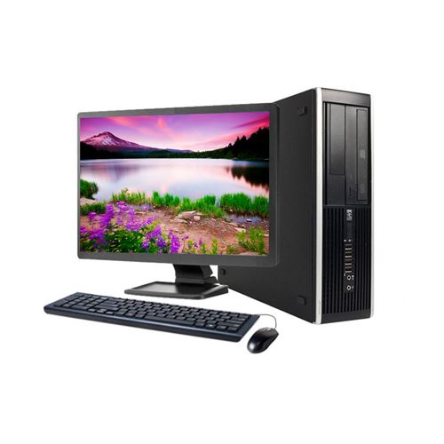 Unité centrale HP 6000 SFF - Dual Core - RAM 4Go - HDD 500Go - Windows 7 - Ecran 19 - Reconditionné