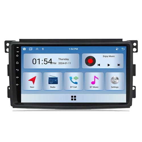 Autoradio RoverOne® Bluetooth CarPlay 2 Din 6Go RAM 128Go ROM pour Mercedes Benz Smart 2005-2010