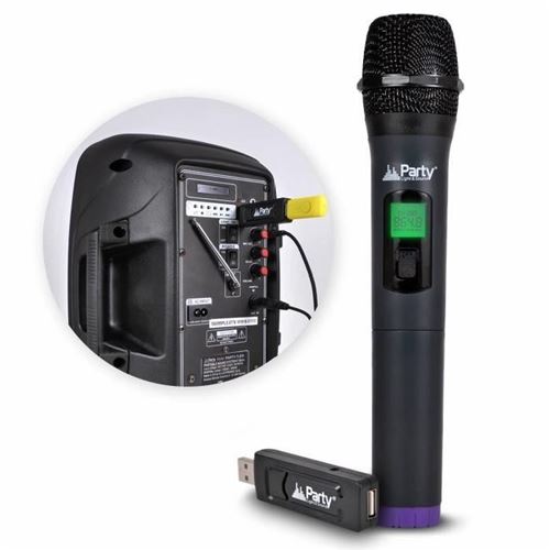 ENCEINTE PORTABLE 600W Amplifiée + PIED + MICRO SANS FIL - Karaoke AUTRES  MARQUES pas cher - Sound Discount
