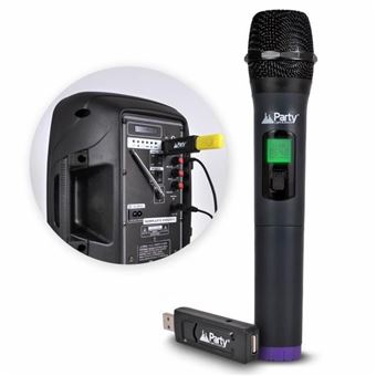 Double Enceinte Karaoké 600W, connexion SANS FIL Stéréo, 2 Micros pour  chanter danser, lecteur USB/Bluetooth - LED SONO DJ Fêtes