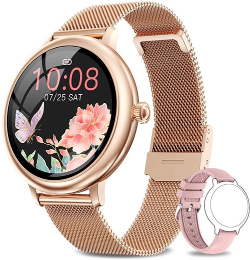 Montre connect&eacute;e Chronus CF80 &Eacute;tanche Fitness Tracker-Or-Chronus 