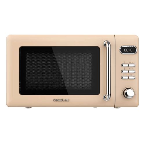 Cecotec Beige 01714 - Micro-Ondes De 20 L Avec Grill Proclean 5110 Retro - Neuf - Image 3