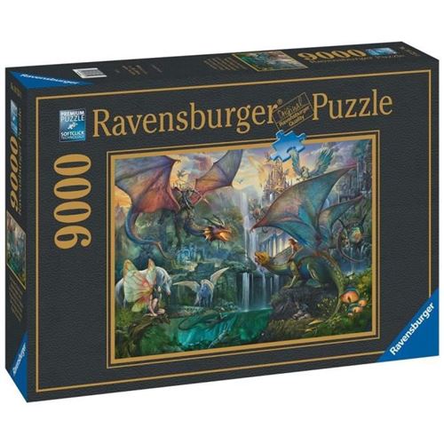 Puzzle 9000 Pieces Ravensburger La Foret Magique Des Dragons
