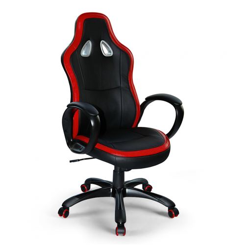 Franchi Bürosessel - Fauteuil de bureau sport racing gaming ergonomique éco-cuir Super Sport Fire