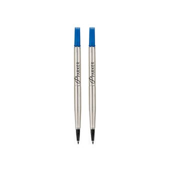 PARKER recharge Stylo Roller, pointe moyenne, bleue, blister X 2 - Recharges  encre stylos et stylos plume - Achat & prix