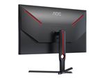 AOC Gaming U32G3X/BK - Écran LED - jeux - 32" (31.5" visualisable) - 3840 x 2160 4K UHD (2160p) @ 144 Hz - IPS - 1000:1 - 1 ms - 2xHDMI, 2xDisplayPort - haut-parleurs - noir, rouge