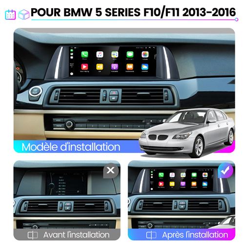 Autoradio AWESAFE Android 12 [4 Go + 64 Go] pour BMW Série 5, F10 F11  [2013-2017] Carplay Android Auto - Autoradio - Achat & prix