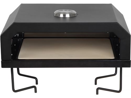  Four &agrave; pizza pour barbecue ""Pizzello"" - 40 x 35 x 28 cm - Noir