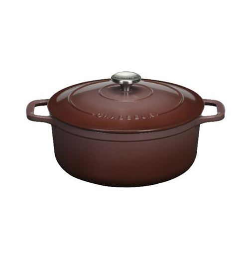 Chasseur cocotte ronde 28 cm bois de rose - sublime puc472862