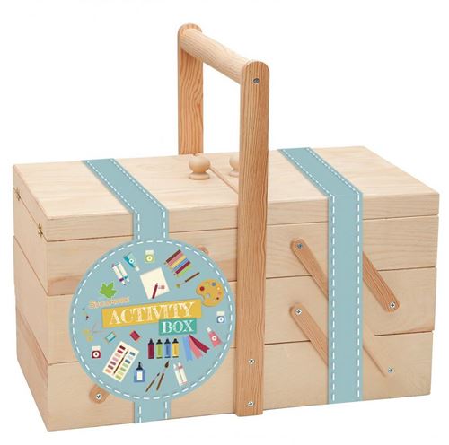 D'Arpeje Jeu Créatif D'Arpeje Boîte D'Activités Manuelles En Bois Sycomore Beige