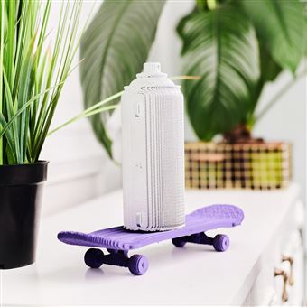 Cartonic - Puzzle 3D Skate et bombe - Naturel -