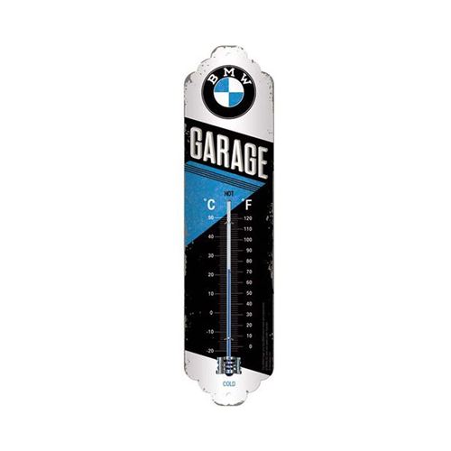 Nostalgic Art - Thermomètre en métal Pub 28 x 6.5 cm BMW - Garage