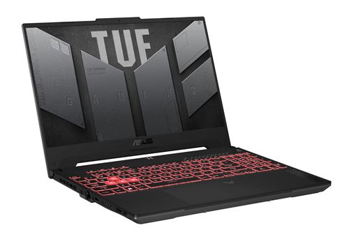 Asus A15-Tuf507Nvr-Lp035W - PC Portable Tuf Gaming 15,6" Fhd (Ryzen 7 7435Hs, Rtx 4060, 16Gb Ram, 1Tb SSD, Windows 11) - Jaeger Gray - Azerty Français