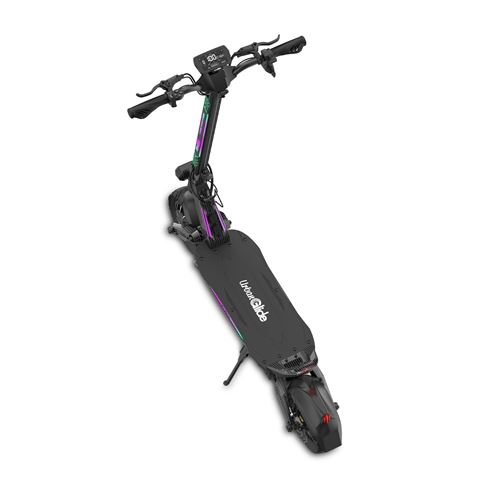 Urbanglide Noir Trottinette Électrique Adulte Duo Moteur - 2800W - Autonomie Jusqu'a 100 Km - Pneu Cross 10 Tubeless - Batterie 58V/23Ah - Poids 33Kg - Neuf - Image 5