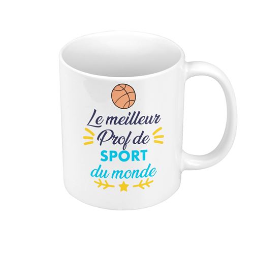 Fabulous Mug céramique Le Meilleur Prof de Sport du Monde - Tasse et ...