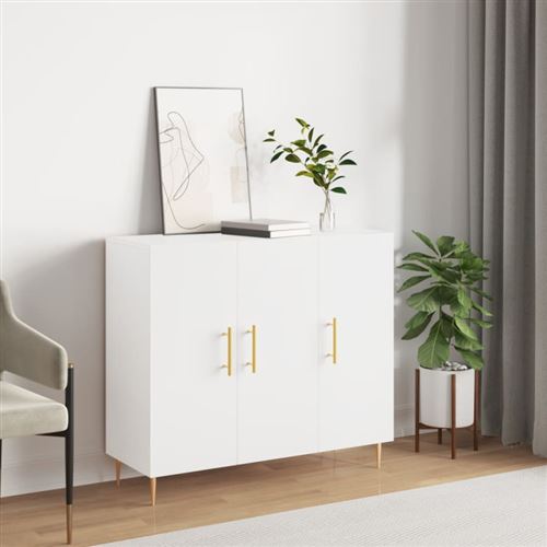 Vidaxl Blanc Buffet 90X34x80 Cm - Image 3