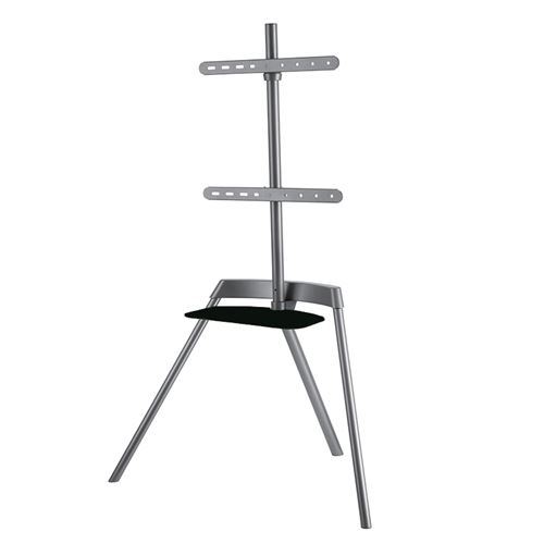 Ikaza Support Chevalet En Aluminium Avec Tablette Pour Écran Plat Led, Oled, Qled De 42 À 65 (107 À 165 Cm) - Art4265t - Image 3