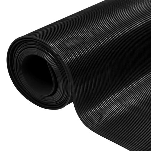 vidaXL Vloermat anti-slip 3 mm 1,5x4 m rubber fijne ribbel