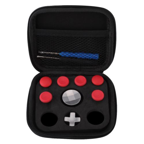 14pcs / ensemble des boutons de la poignée remplacer la clé du contrôleur de kit pour XBOX one elite / ps4 / switch (rouge)