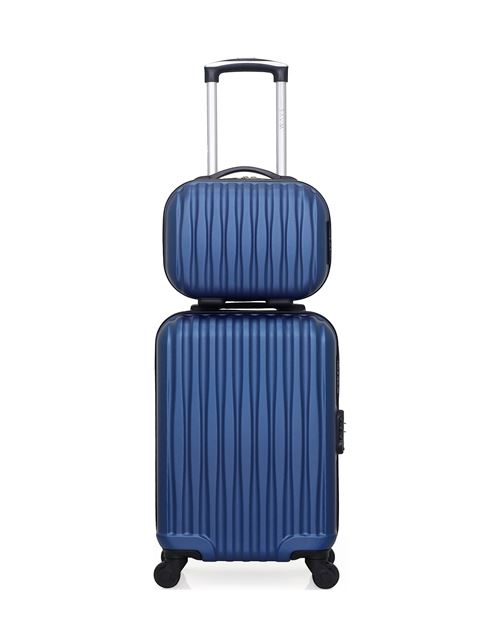 Set de 2 Valises WAVE PARIS VOLGA-H MARINE en ABS