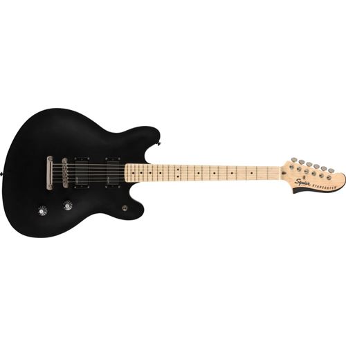 Squier Contemporary Active Starcaster - touche érable - Flat Noire