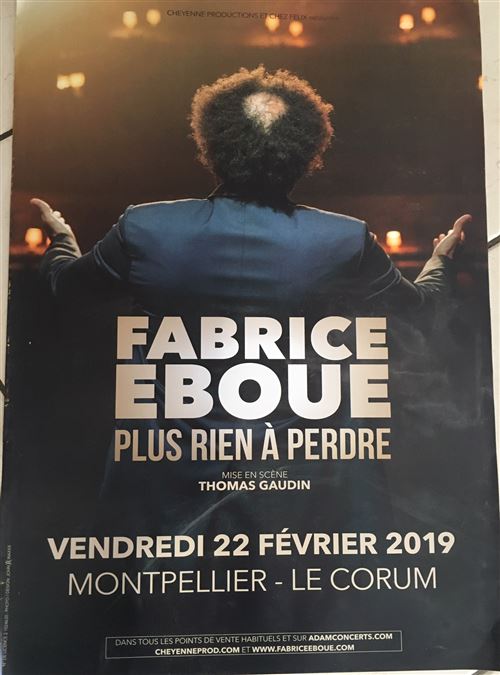 Fabrice EBOUE - Plus rien à Perdre - AFFICHE