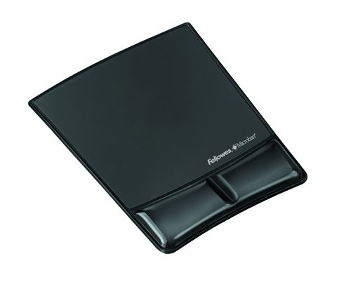  Fellowes Wrist Support - Tapis de souris avec repose-poignets - noir