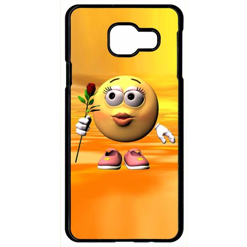 Coque Samsung Galaxy A9 2016 Smiley Rose