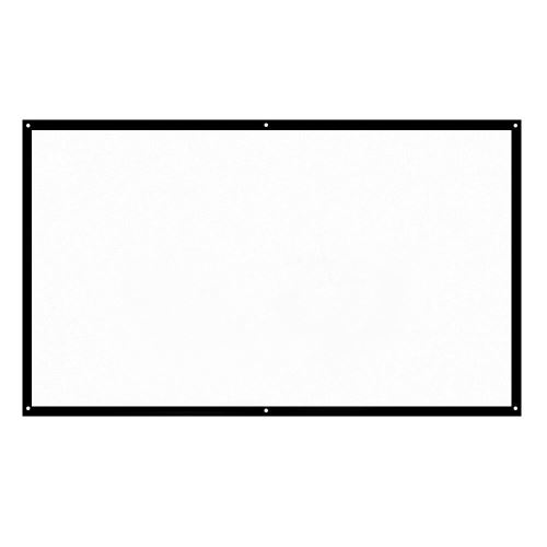 H70 Écran du projecteur 70'' Portable HD 16:9 Diagonale Pliable pour Cinéma Maison