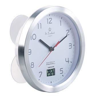 Horloge Etanche O 17cm Avec Thermometre Achat Prix Fnac