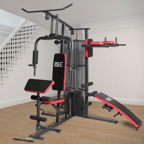 Ise Station De Musculation Banc De Musculation Multifonction Avec Poids Sy 4009 Musculation Achat Prix Fnac