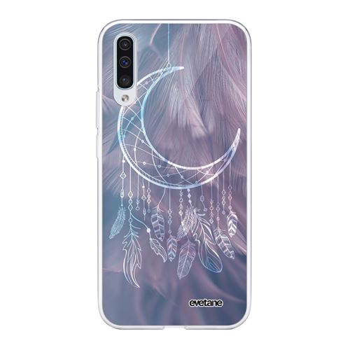 Coque pour Samsung Galaxy A50 360 intégrale transparente Lune Attrape Rêve Tendance [Evetane®]