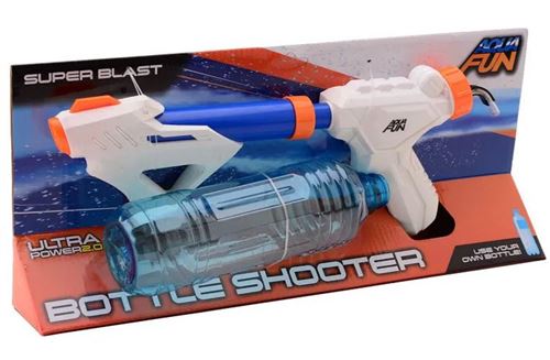 Johntoy pistolet à eau Aqua Fun Space junior 54 cm blanc/bleu