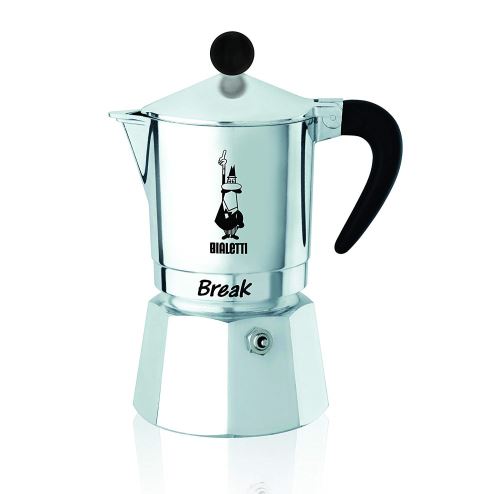 Bialetti 5903 Cafetière Italienne Break pour 6 Tasses Noir