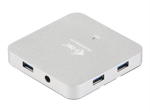i-Tec USB 3.0 Metal Charging HUB - Hub - 7 x SuperSpeed USB 3.0 - desktop
