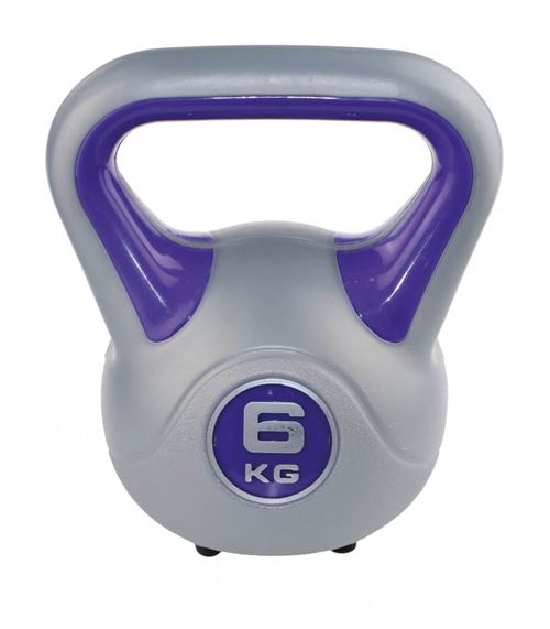 Sveltus kettlebell fit violet/gris 6 kg