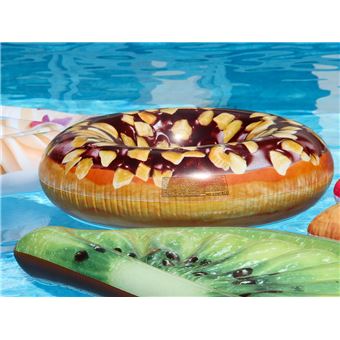Bouée gonflable Intex Donut chocolat noisette