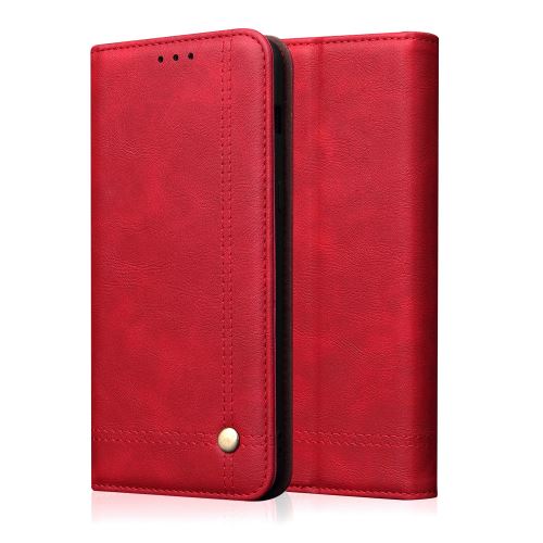 Housse étui Coque en cuir avec Multi-poche pour Xiaomi Redmi Note 7 / Note 7 Pro - Rouge -3958