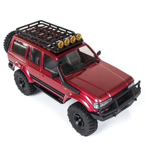 Voiture radio commandée ROCHOBBY 1/18 2.4G Katana étanche chenille RC RTR Rouge