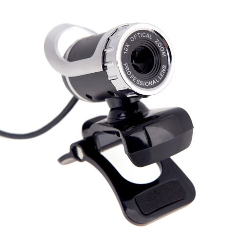 KKmoon webcam caméra HD USB 2,0 50M pixels 360°Réglable avec microphone intégré pour Skype bureau ordinateur PC portable