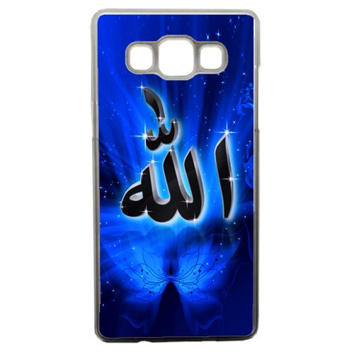 Coque Allah Religion Bleu Nuit Compatible Samsung Galaxy A5 Transparent