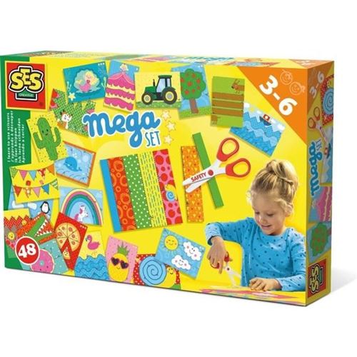 Ses Creative Multicolore J'apprends A Découper - Méga Kit