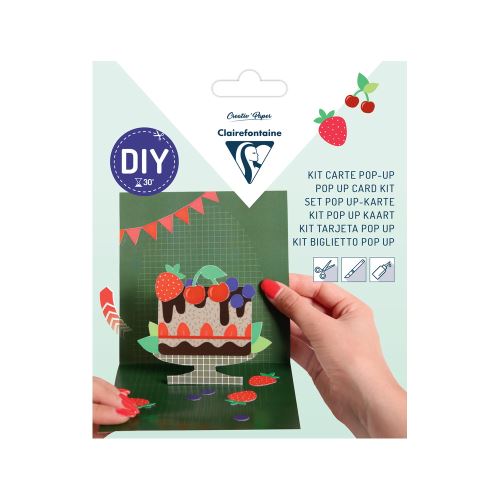 Loisirs Créatifs - Kit Carte de Voeux pliable DIY - Joyeux Anniversaire