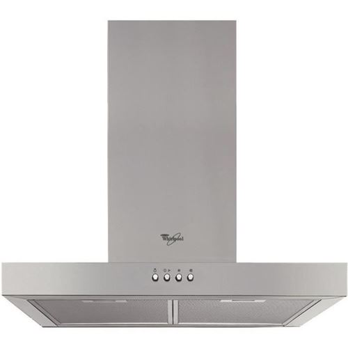 Hotte Cheminee Whirlpool Akr559/3ix - Evacuation Ou Recyclage - 432 M3 Air / H Max - 65 Dba Max - 3 Vitesses - L 90 Cm - Inox