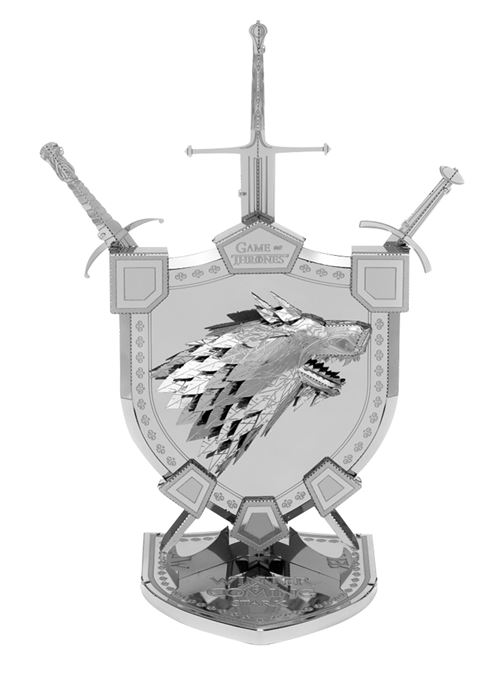 Metal Earth Game of Thrones: Bouclier de Stark 11,7 cm