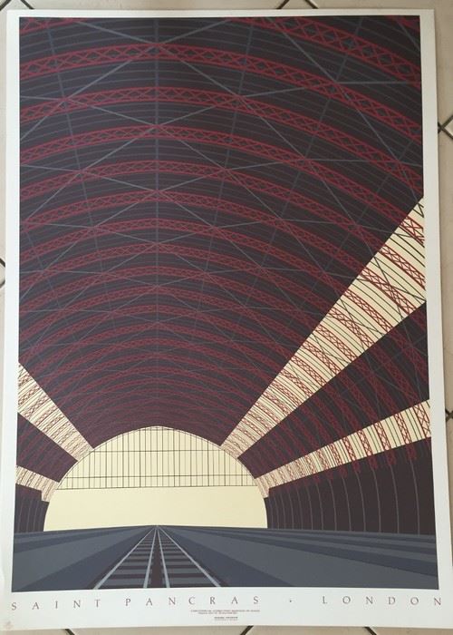 Saint Pancras - London - 60x90 cm - AFFICHE / POSTER